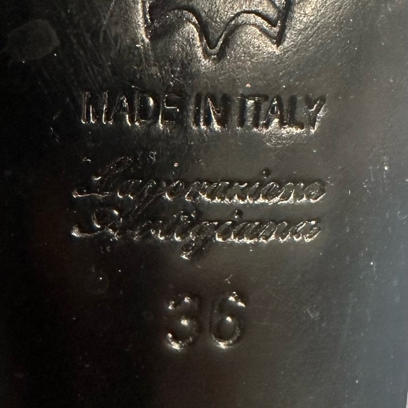 Italian Leather Snake Print Boots | Genuine Leather | Size 36 - Picture 8 of 8